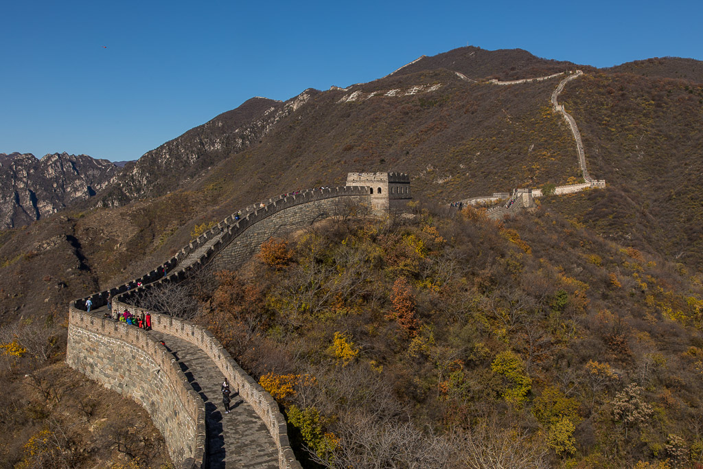 Chinesische Mauer bei Mutianyu