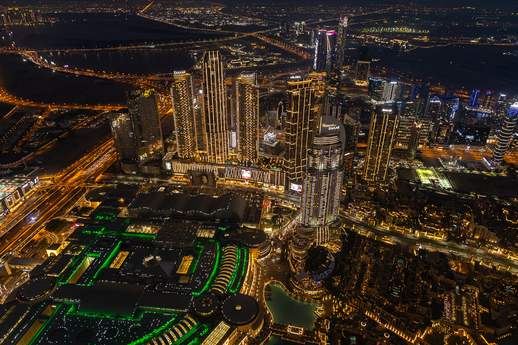 Auf dem Burj Khalifa zum Sunset