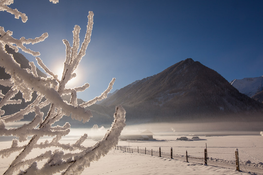 Wintermorgen an der Salzach