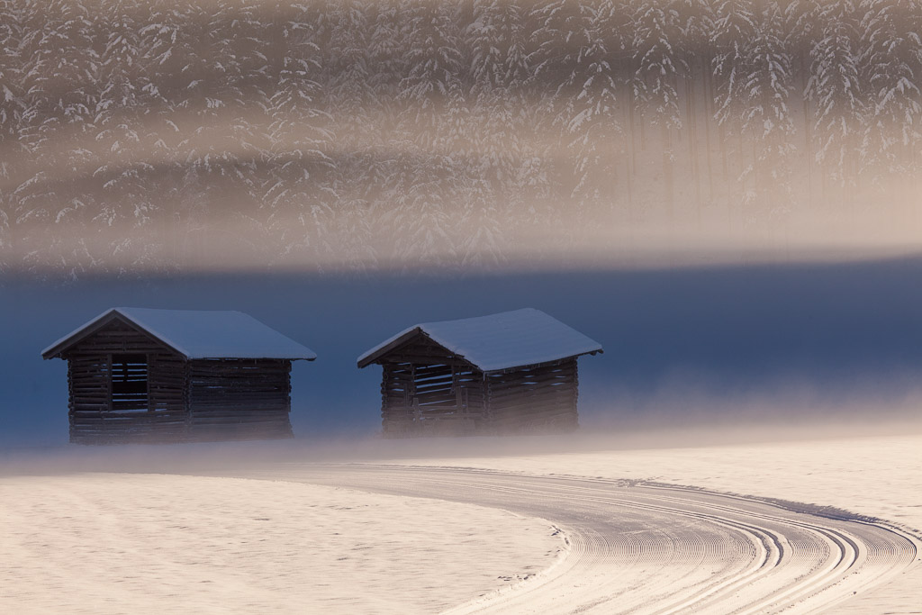 Wintermorgen an der Salzach