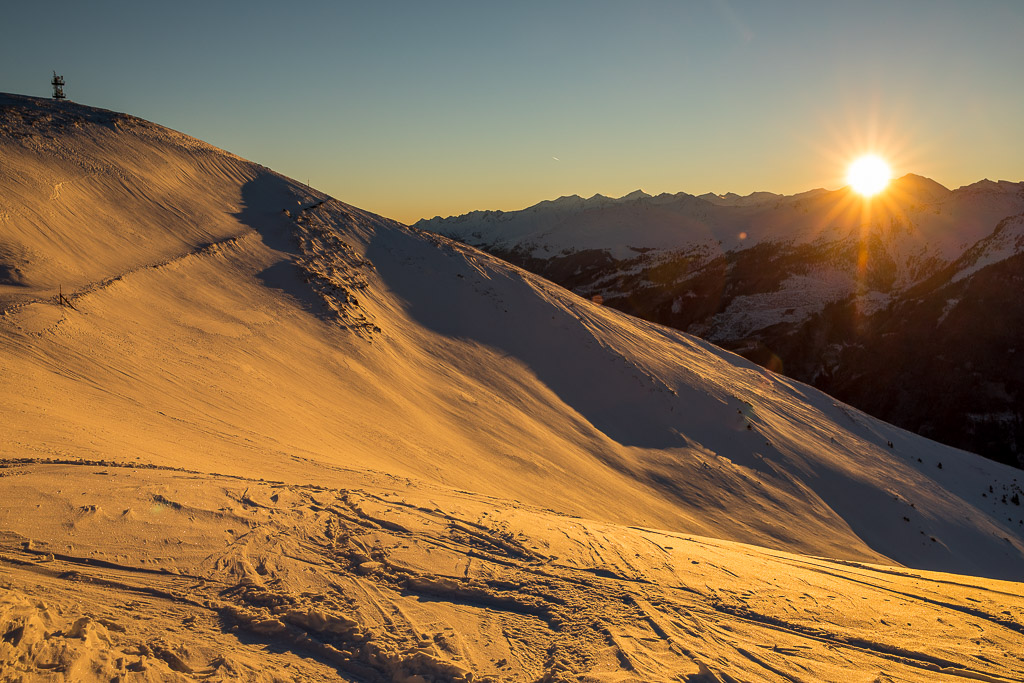 Sonnenaufgang am Wildkogel