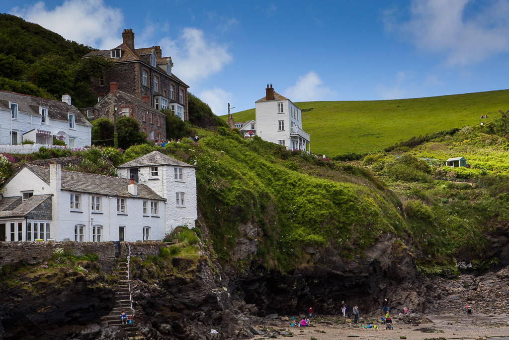 Rundgang durch den Hafenort Port Isaac, westliches Cornwall