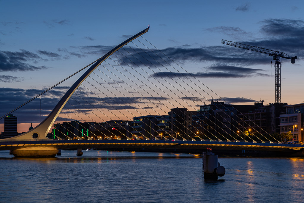 Blaue Stunde am Liffey