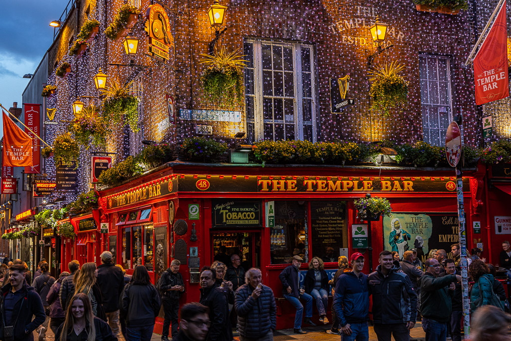 Blue Hour Dublin Altstadt