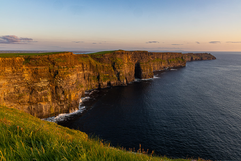 Sunset an den Cliffs of Moher