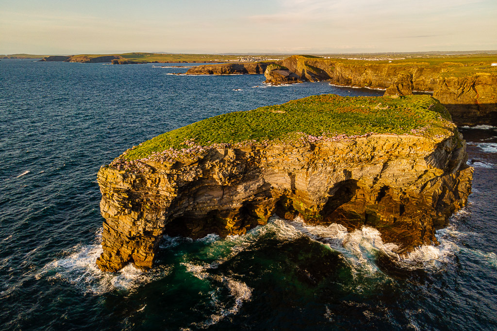 Kilkee Cliffs Sunset