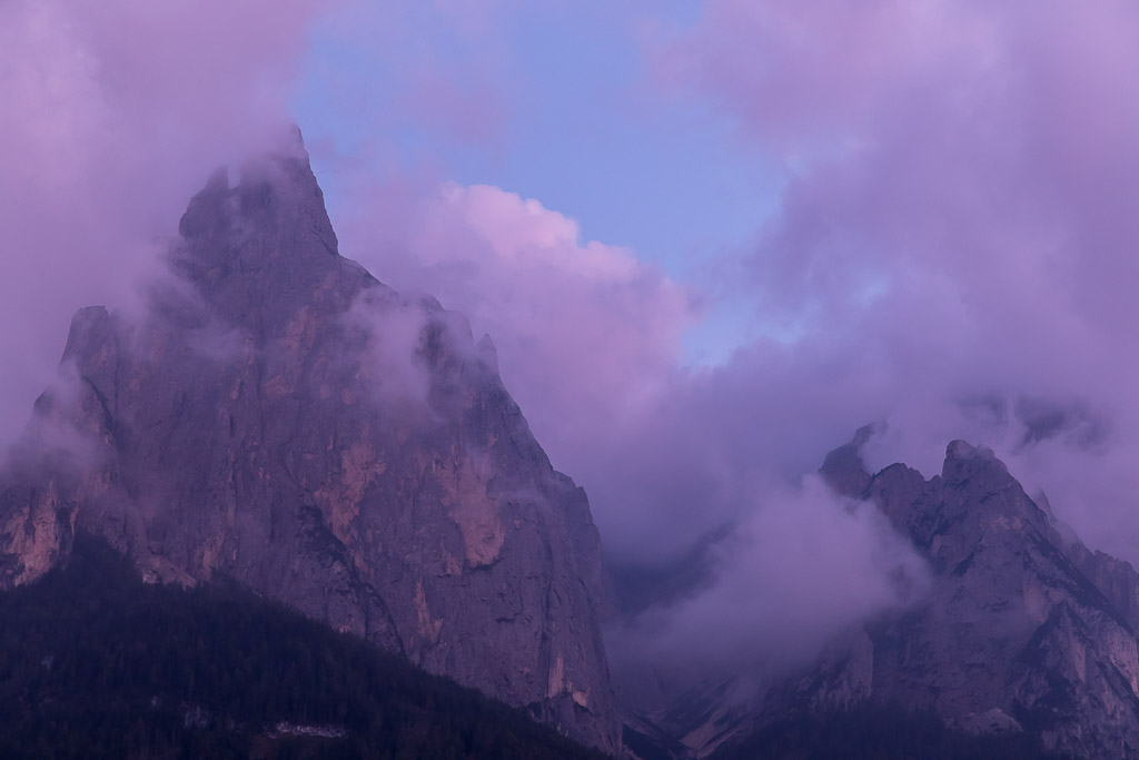 Abendlicht am Schlern