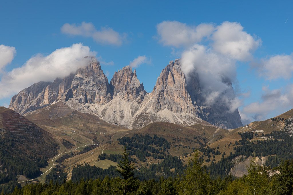 Auf dem Weg zum Pordoijoch