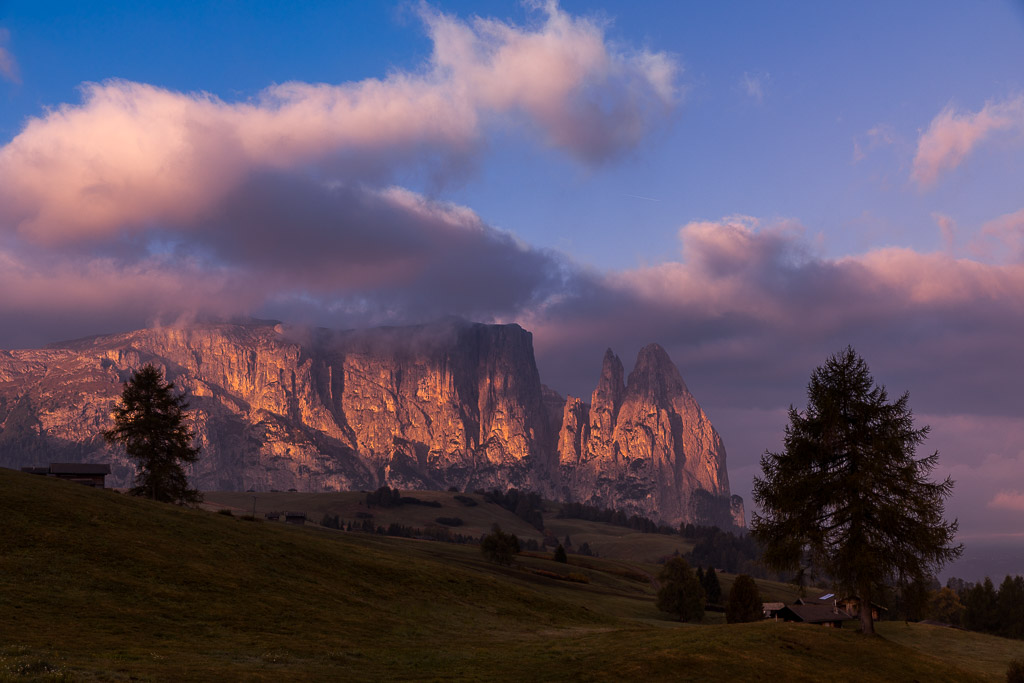 Sunrise auf der Seiseralm