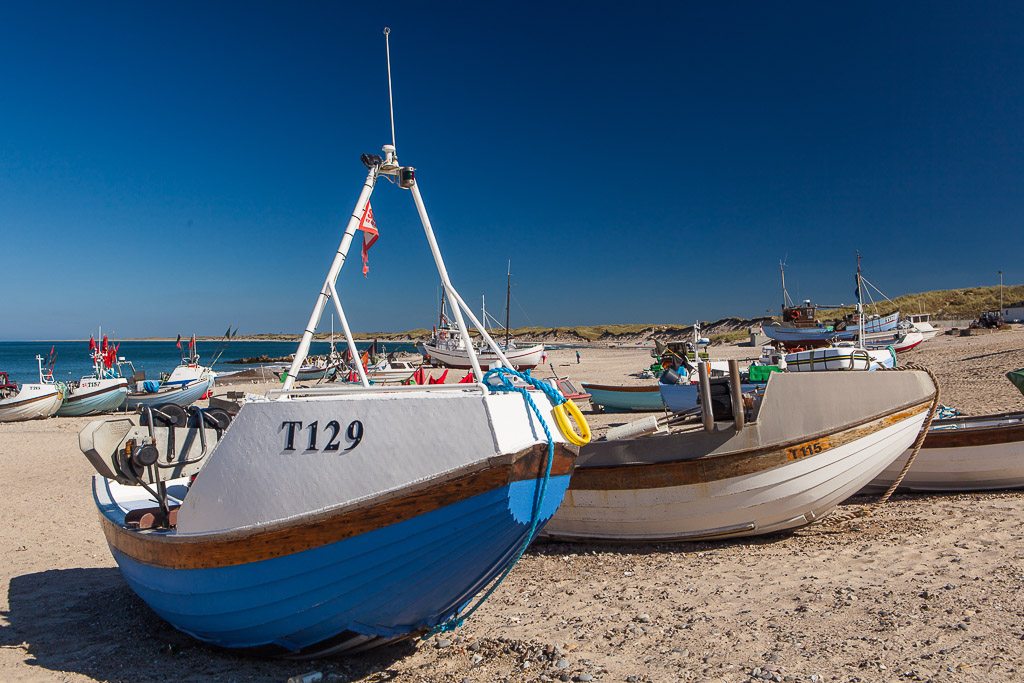 Rundgang duch den Hafen von Norre Vorupör