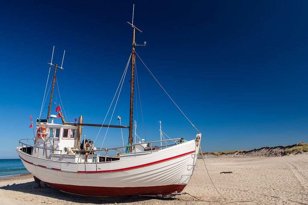Rundgang duch den Hafen von Norre Vorupör