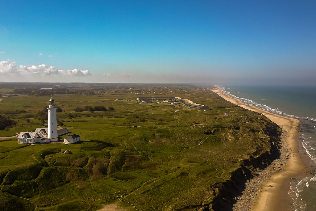 Leuchtturm Hirtshals aus der Luft
