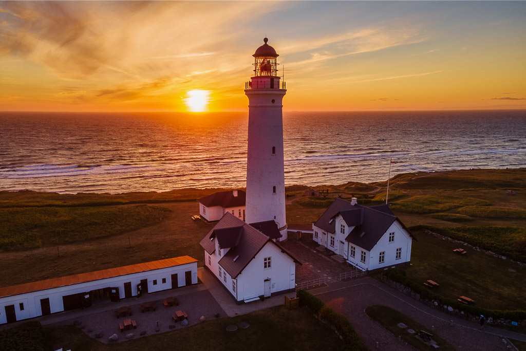 Abend am Leuchtturm Hirtshals