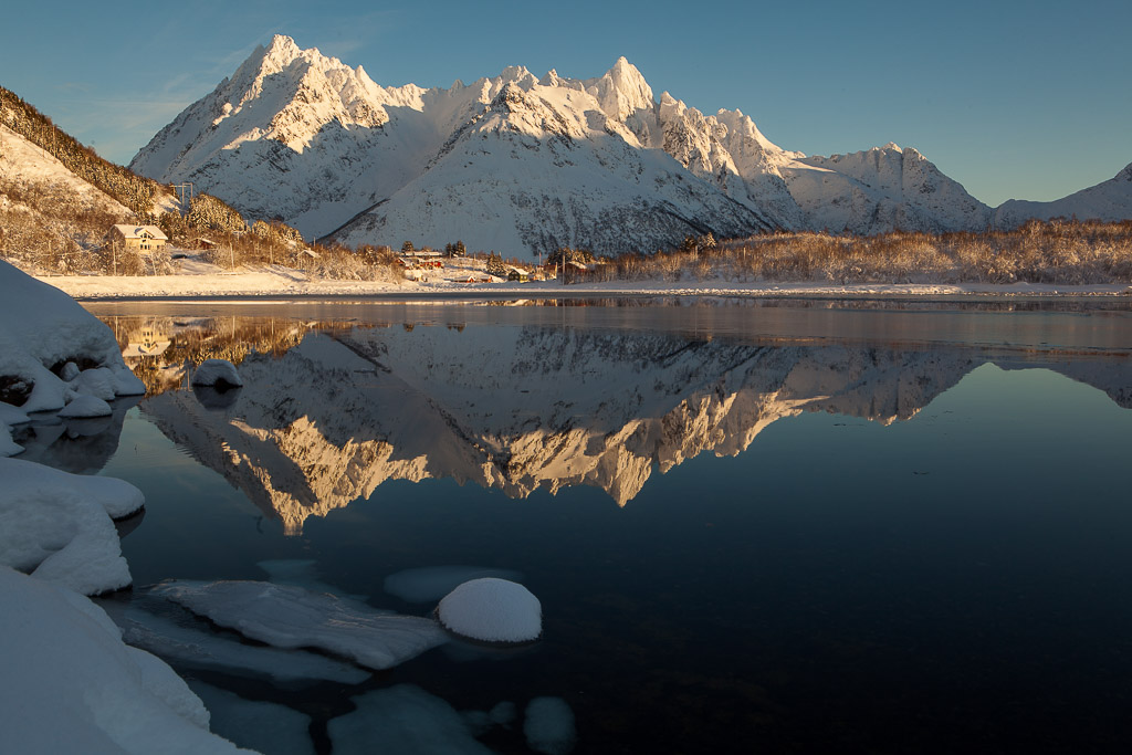 Panorama am Austenesfjord