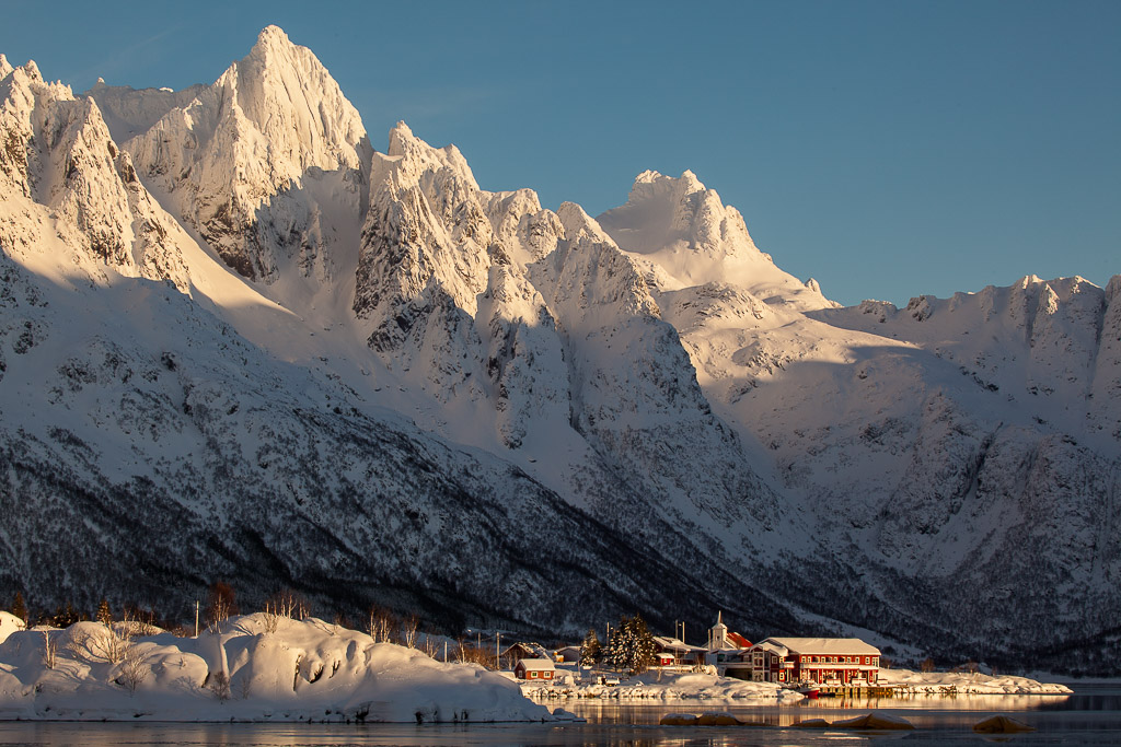 Panorama am Austenesfjord