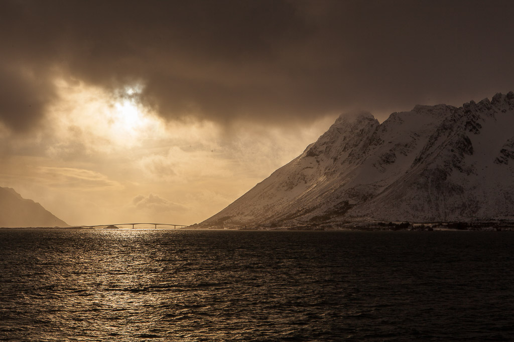 Westküst der Lofoten bei Sydalen