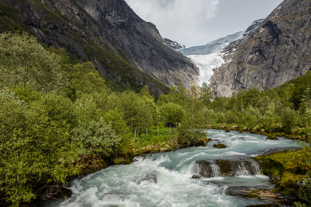 Gletscherzunge Briksdalsbreen