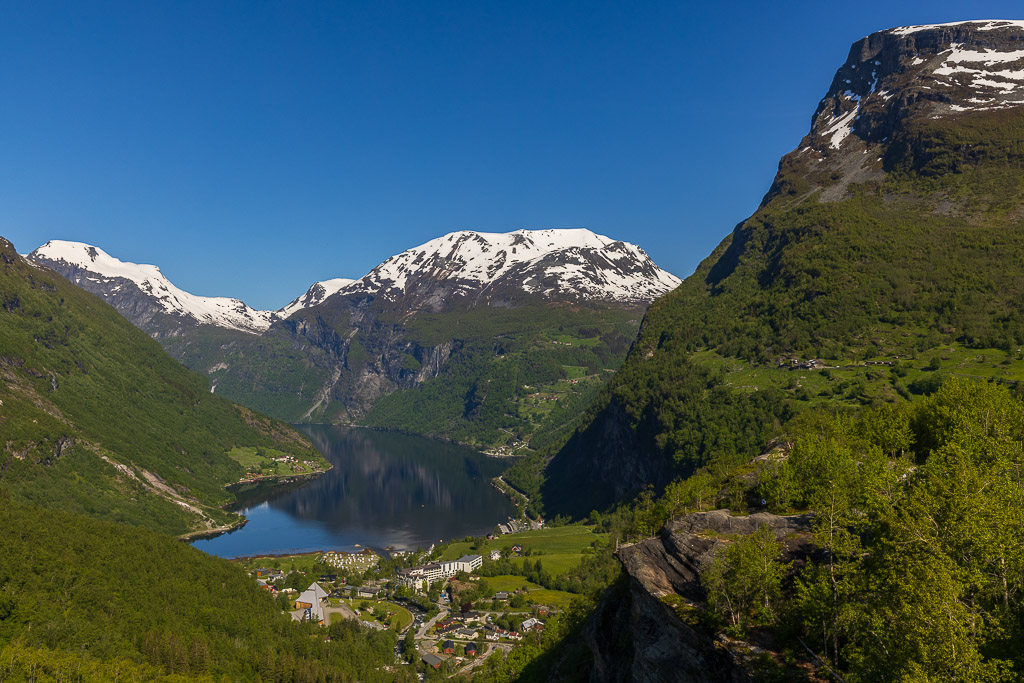 Aussichtspunkkt über Geiranger
