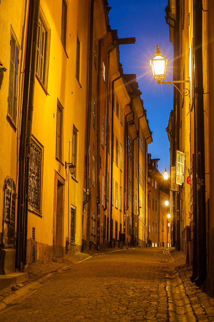 Gamla Stan am Abend