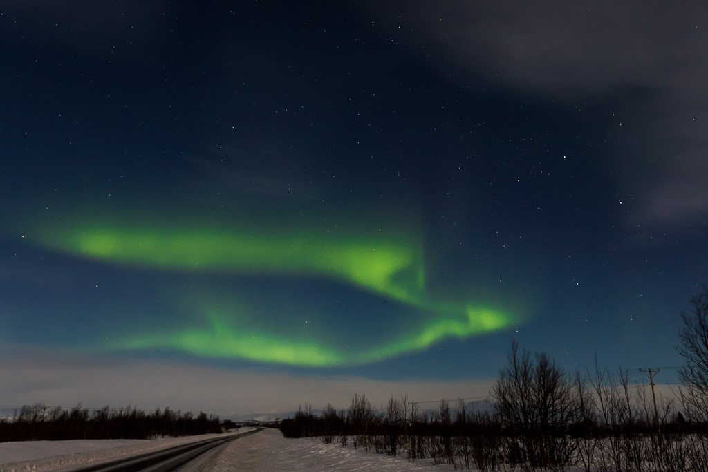 Aurora Borealis an der E10
