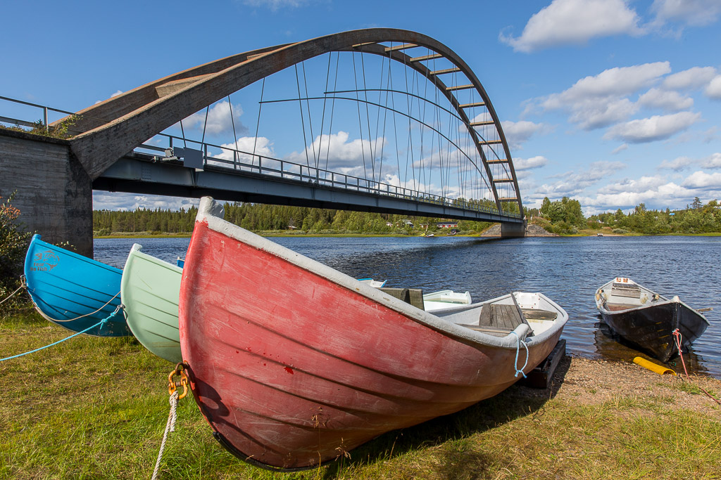 Alte Brücke an der E10 bei Kiruna
