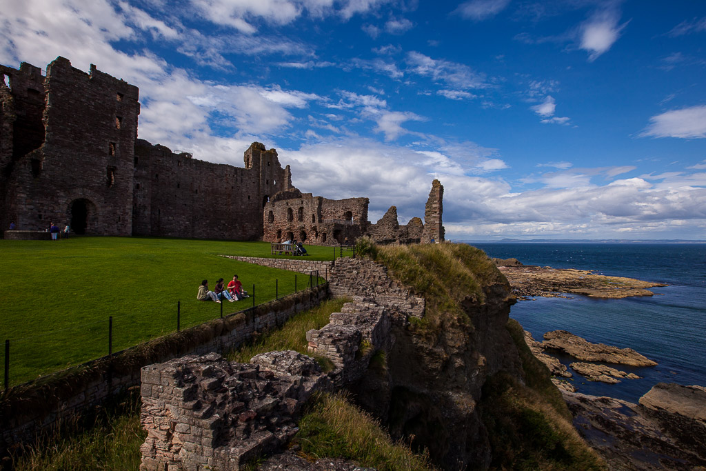 Burgruine Tantallon an der Küste Lothians