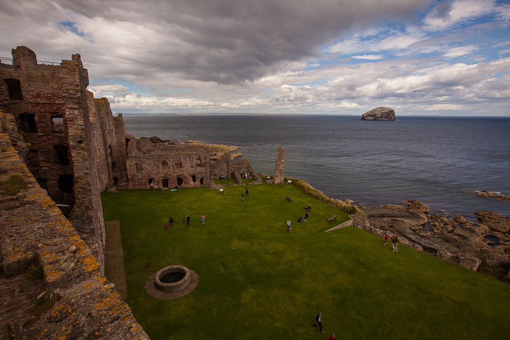 Burgruine Tantallon an der Küste Lothians