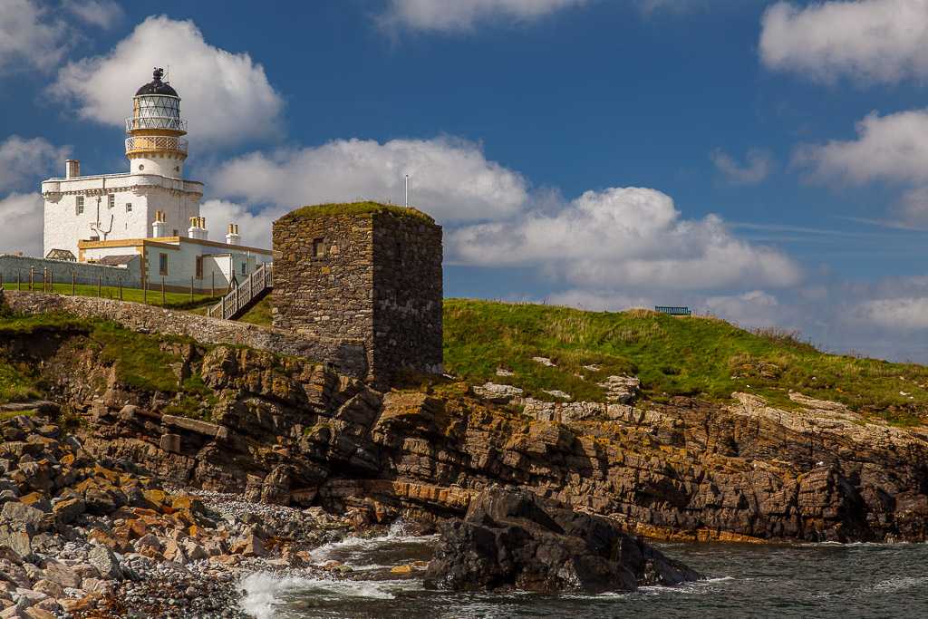 Fraserburgh Hafen und Lighthouse