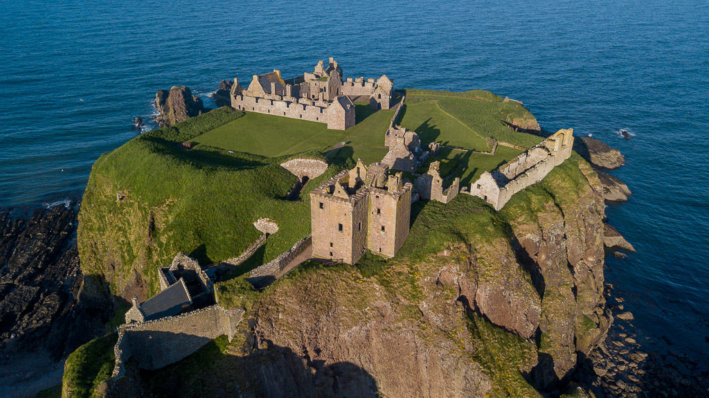 Dunnottar Castle aus der Luft