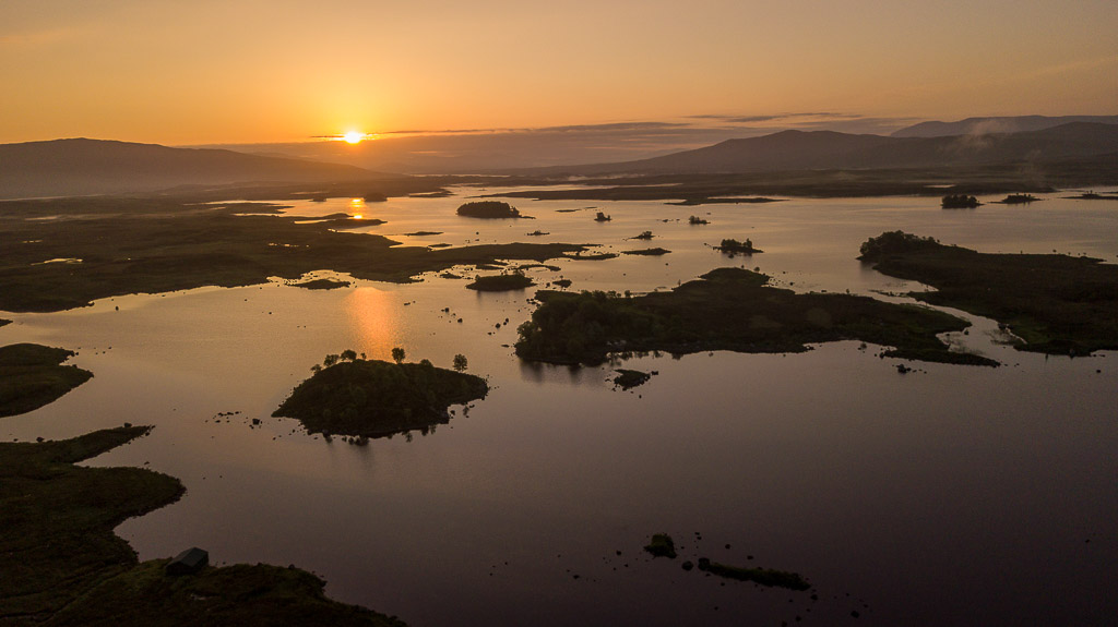 Sunrise im Rannoch Moor