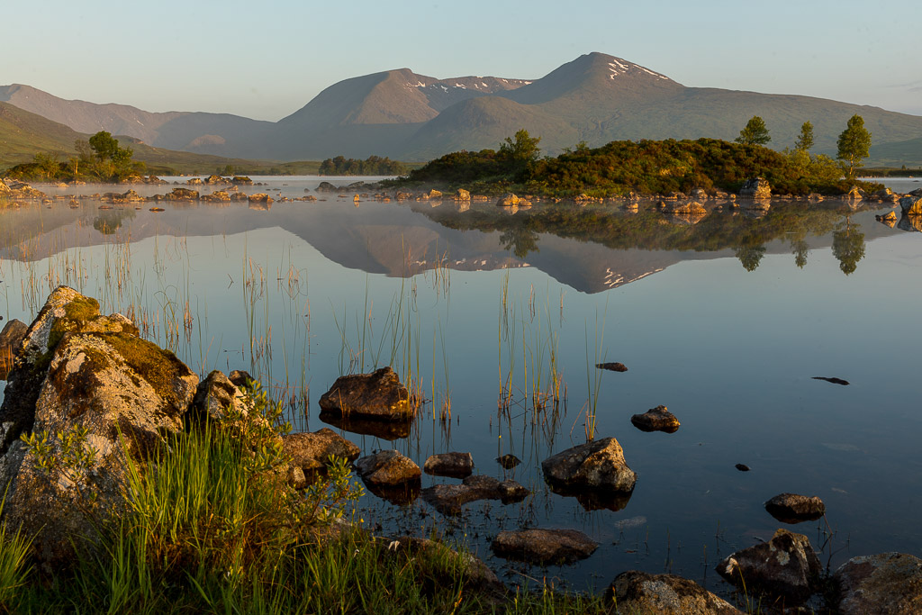 Sunrise im Rannoch Moor