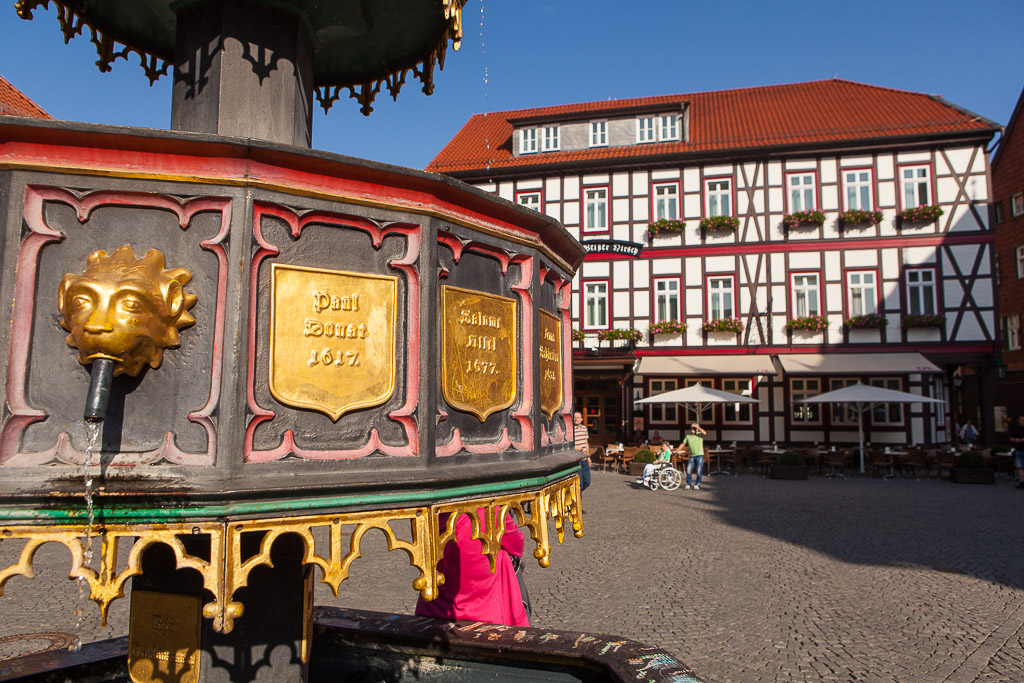 In der Altstadt von Wernigerode am Harz