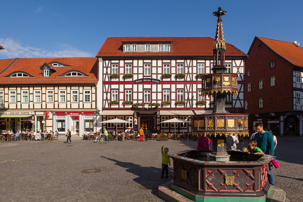 In der Altstadt von Wernigerode am Harz