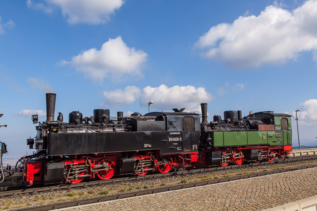 Historische Dampfzüge auf den Brocken