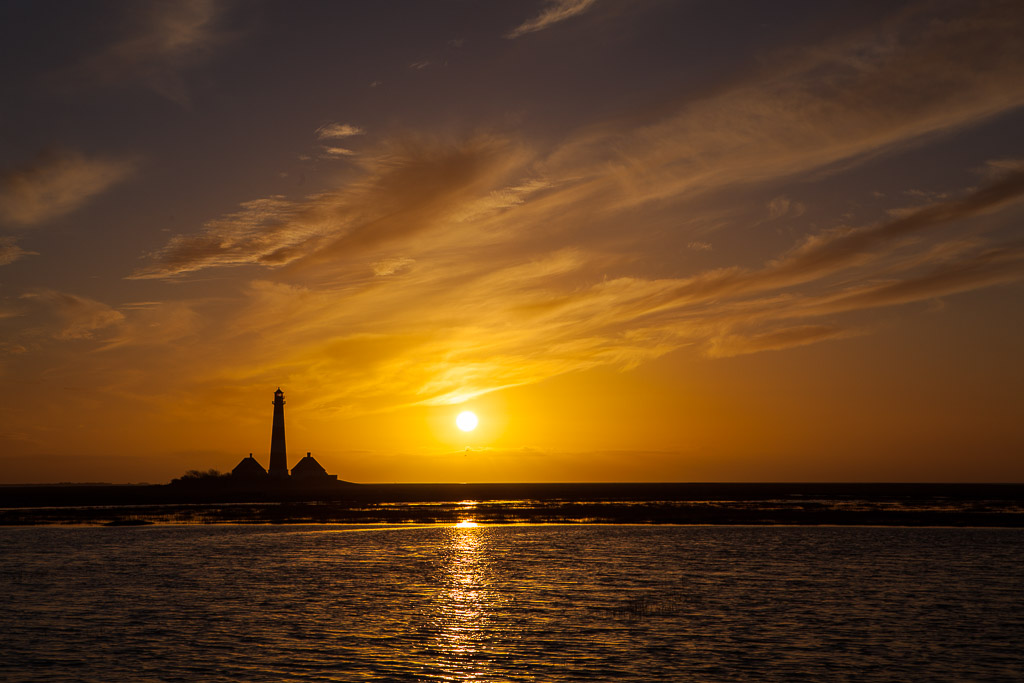 Abendstimmung im Westerhever Vorland