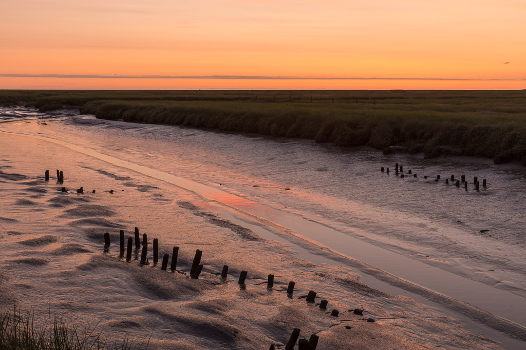 Sunset am Leuchtturm Westerhever