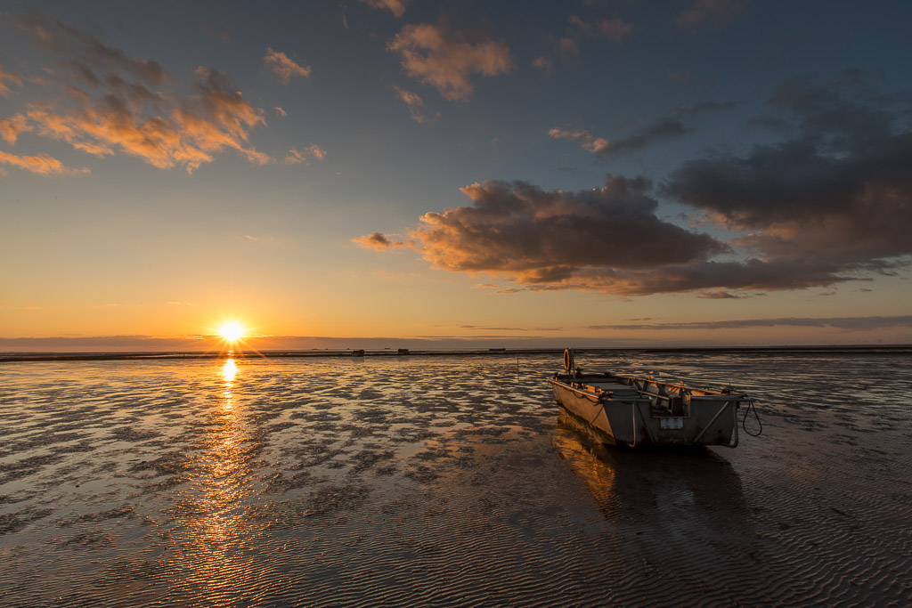 Sunset am Holmersiel