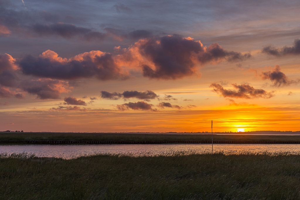 Sonnenaufgang am Süderhafen