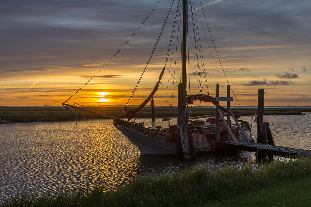 Sonnenaufgang am Süderhafen