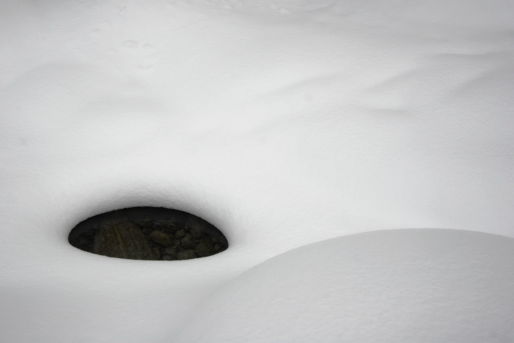 During the hard and long winter of 05/06 in Europe the snow formations in these abundand masses of cold white were creating lots of interesting subjects to photograph.