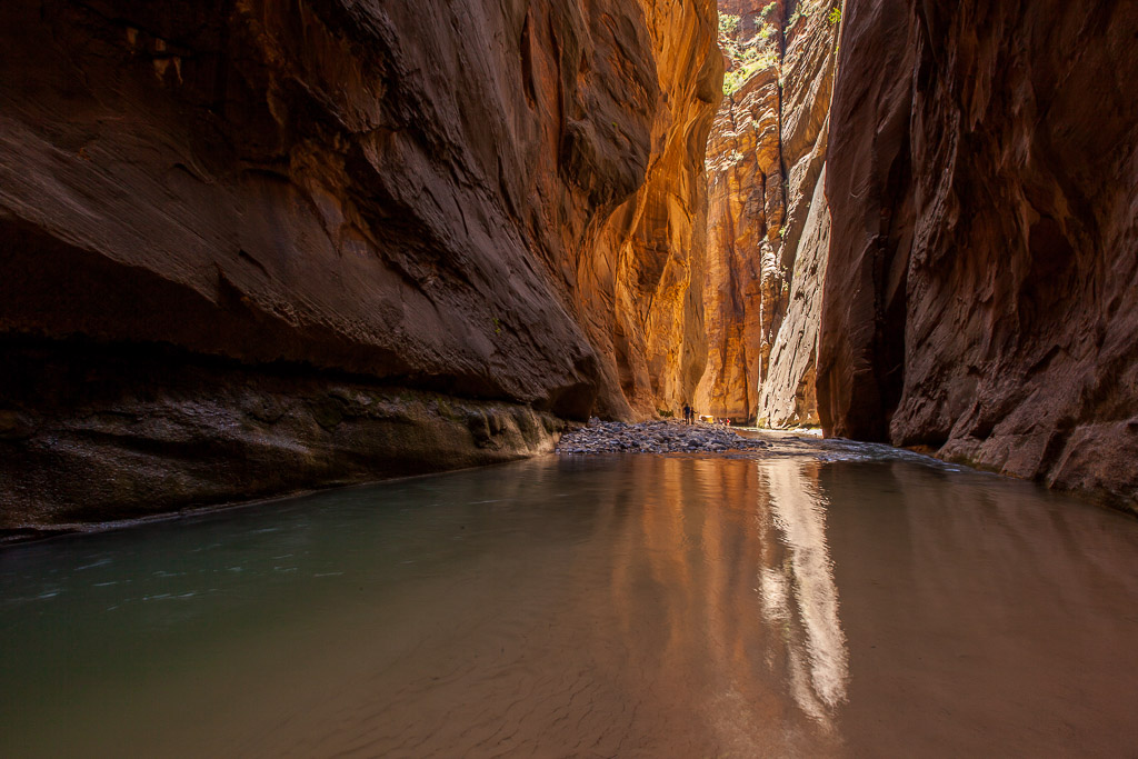 Wanderung in die Narrows, Zion NP