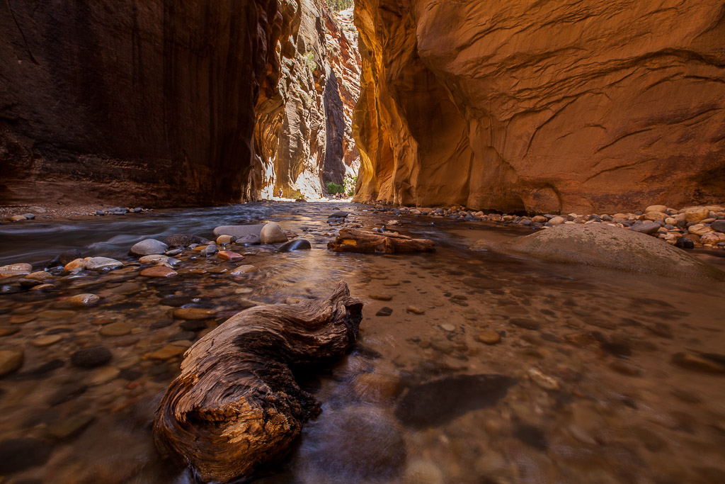 Wanderung in die Narrows, Zion NP