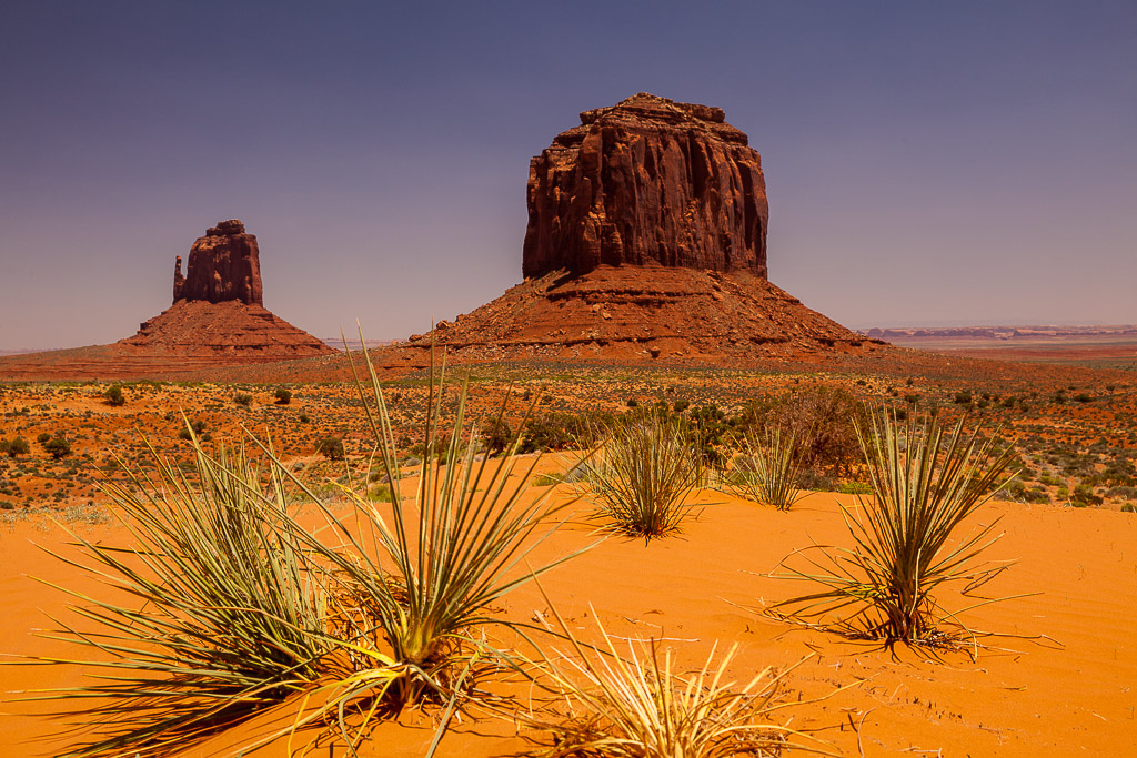 Auf der Parkstraße durch den Monument Valley Tribal Park