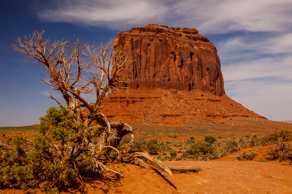 Auf der Parkstraße durch den Monument Valley Tribal Park