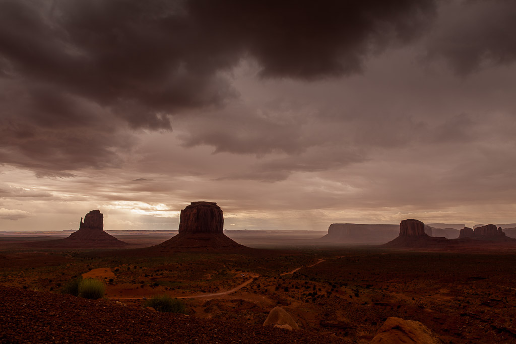 Monument Valley Gewitter