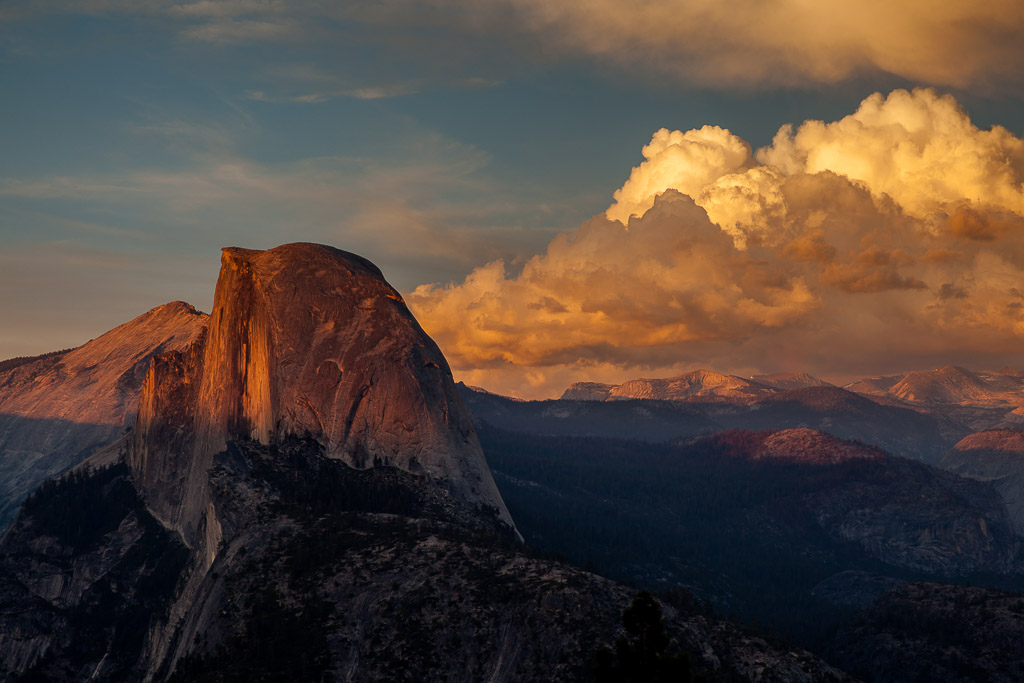 Sunset am Glacier Point, Yosemite NP