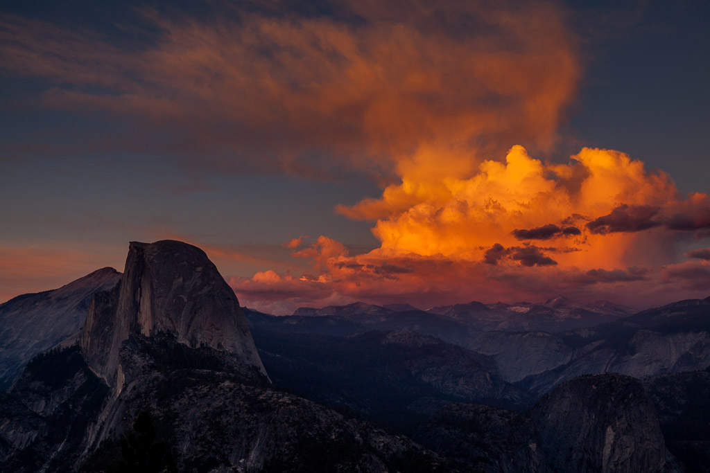 Sunset am Glacier Point, Yosemite NP
