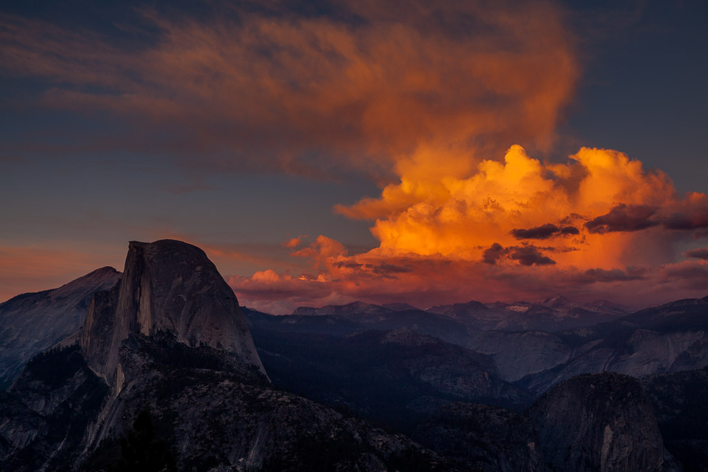 Sunset am Glacier Point, Yosemite NP